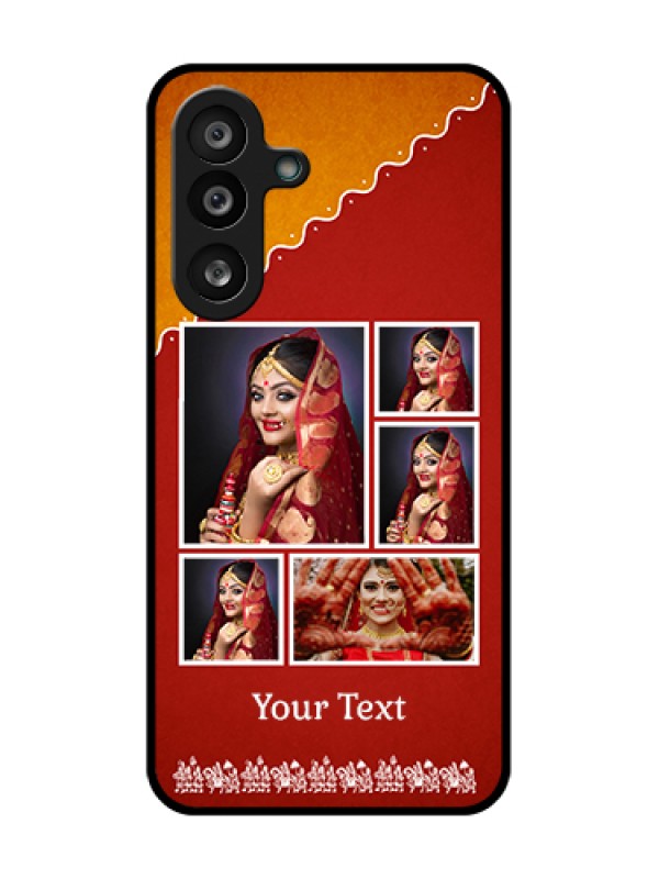 Custom Samsung Galaxy F56 5G Custom Metal Phone Case - Wedding Pic Upload Design