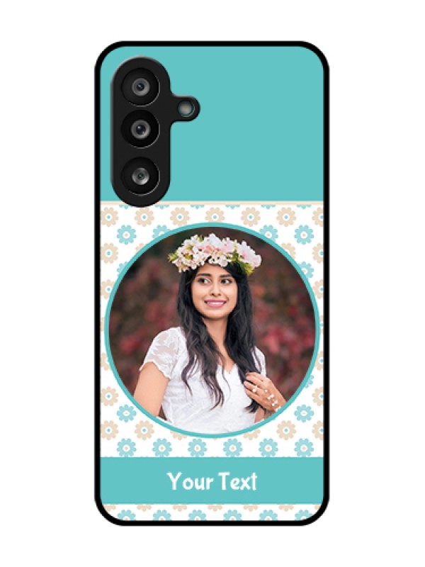 Custom Samsung Galaxy F56 5G Custom Metal Phone Case - Beautiful Flowers Design
