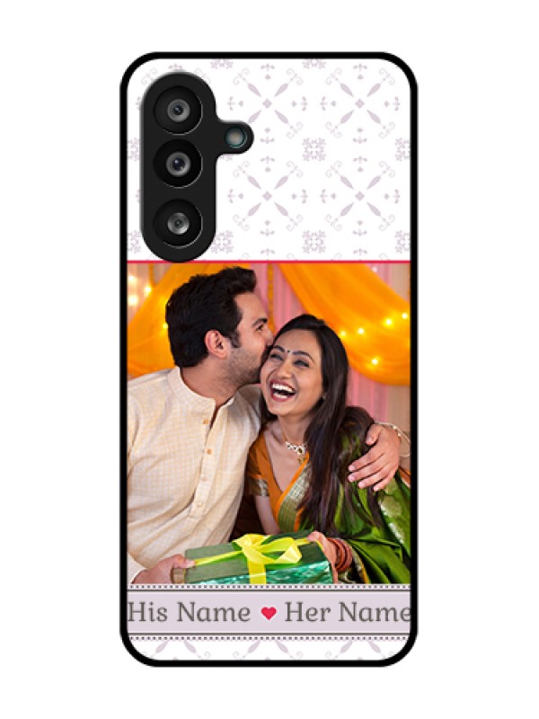 Custom Samsung Galaxy F56 5G Custom Metal Phone Case - With Photo And Ethnic Design