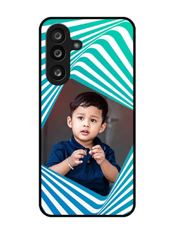 Custom Samsung Galaxy F56 5G Custom Metal Phone Case - Abstract Spiral Design