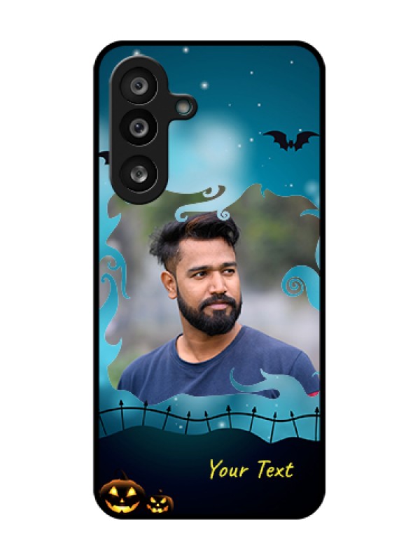 Custom Samsung Galaxy F56 5G Custom Metal Phone Case - Halloween Frame Design