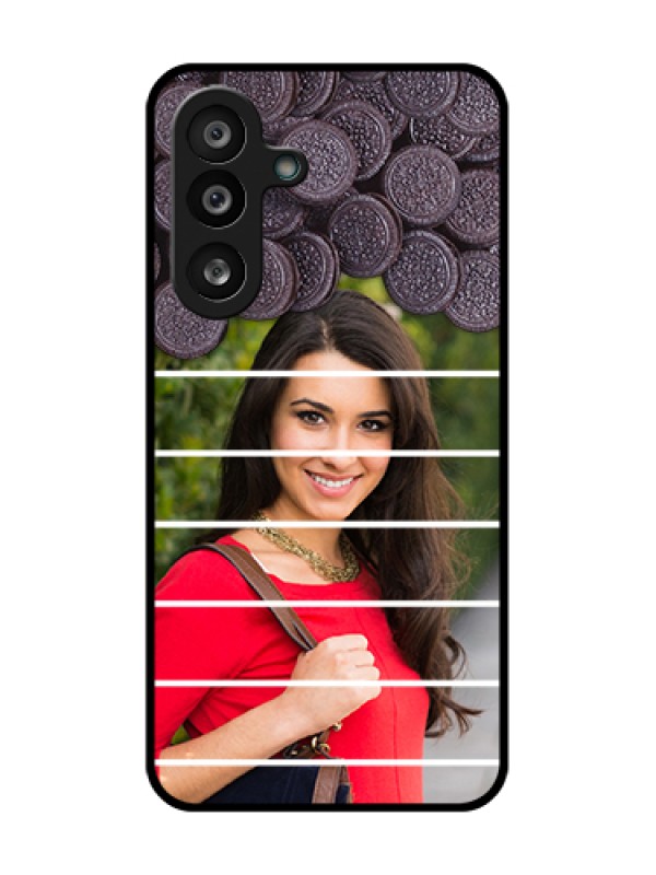Custom Samsung Galaxy F56 5G Custom Metal Phone Case - With Oreo Biscuit Design