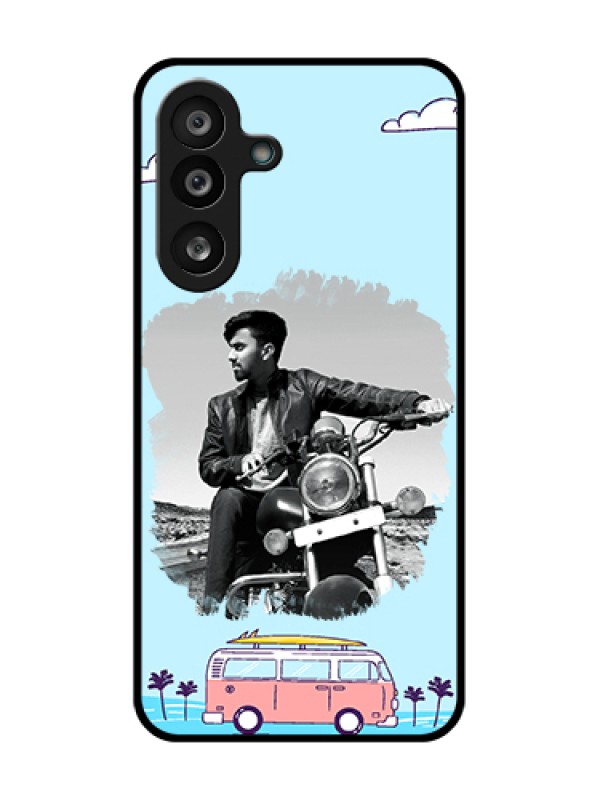 Custom Samsung Galaxy F56 5G Custom Metal Phone Case - Travel & Adventure Design