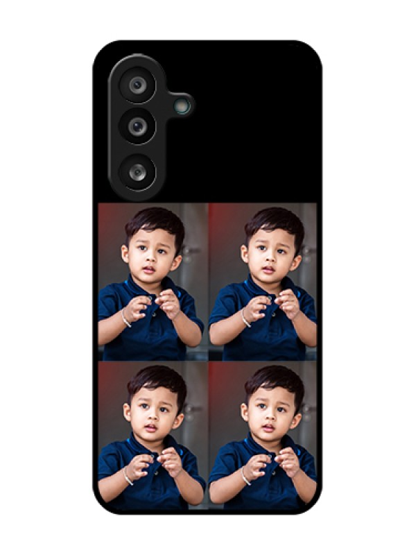 Custom Samsung Galaxy F56 5G Custom Metal Phone Case - 4 Image Holder Design