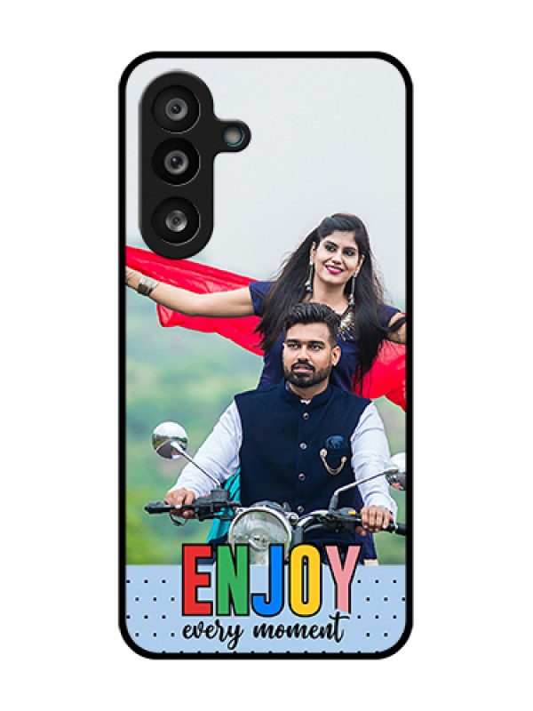 Custom Samsung Galaxy F56 5G Custom Metal Phone Case - Enjoy Every Moment Design