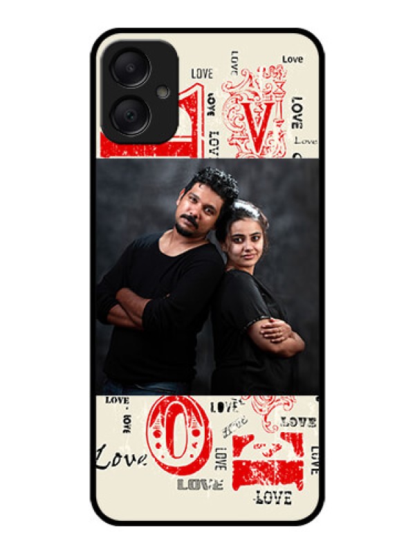 Custom Galaxy M05 Custom Metal Phone Case - Trendy Love Design Case