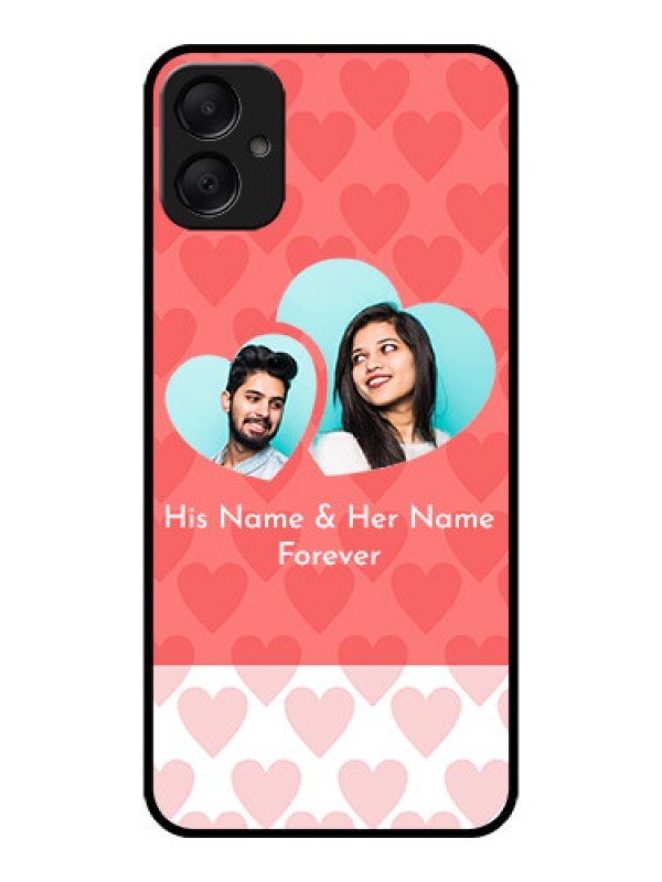 Custom Galaxy M05 Custom Metal Phone Case - Couple Pic Upload Design