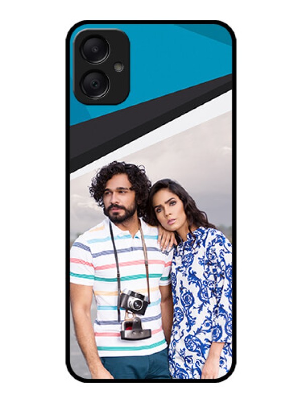 Custom Galaxy M05 Custom Metal Phone Case - Simple Pattern Photo Upload Design