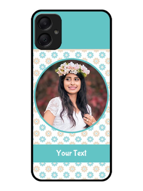 Custom Galaxy M05 Custom Metal Phone Case - Beautiful Flowers Design