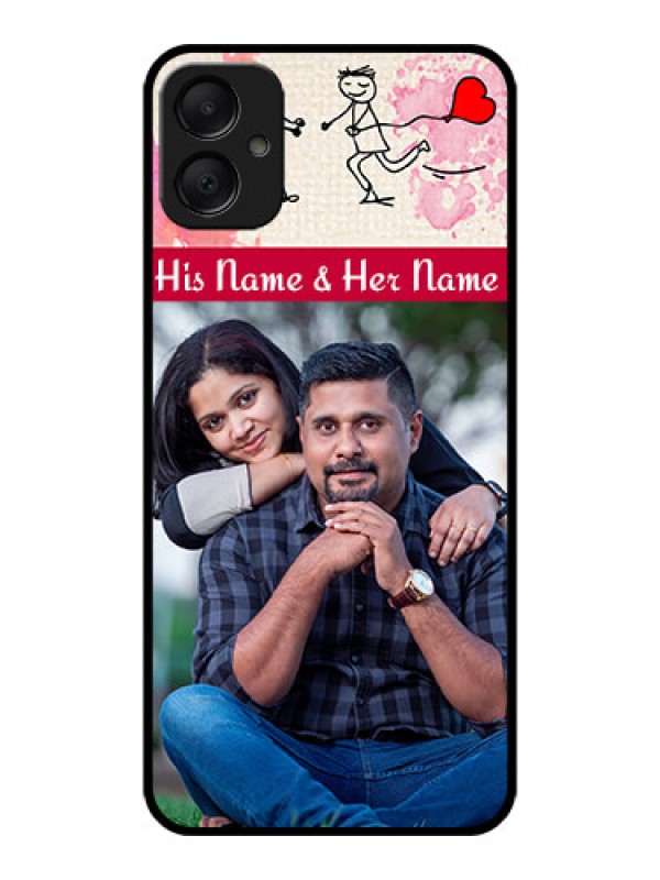 Custom Galaxy M05 Custom Metal Phone Case - You And Me Case Design