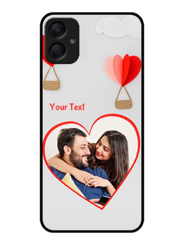 Custom Galaxy M05 Custom Metal Phone Case - Parachute Love Design