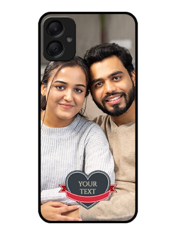 Custom Galaxy M05 Custom Metal Phone Case - Just Married Couple Design