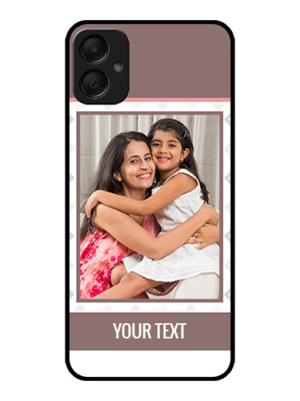 Custom Galaxy M05 Custom Metal Phone Case - Simple Diamond Design
