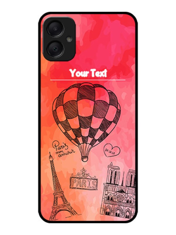 Custom Galaxy M05 Custom Metal Phone Case - Paris Theme Design