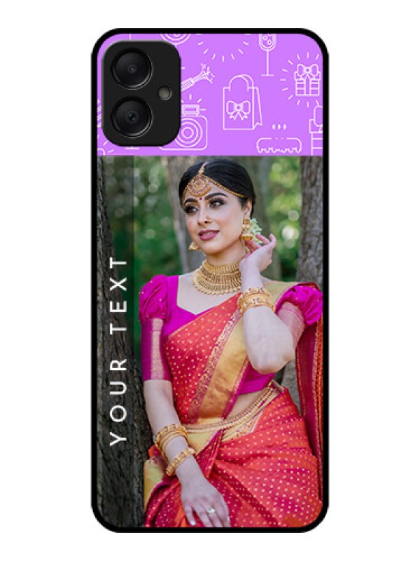 Custom Galaxy M05 Custom Metal Phone Case - Birthday Icons Design