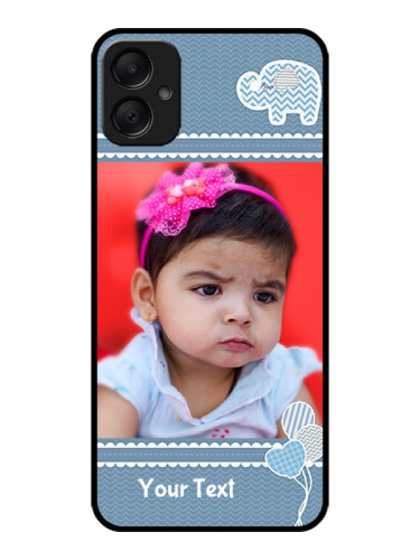 Custom Galaxy M05 Custom Metal Phone Case - With Kids Pattern Design