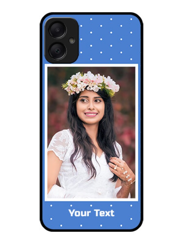 Custom Galaxy M05 Custom Metal Phone Case - Polka Dots Design
