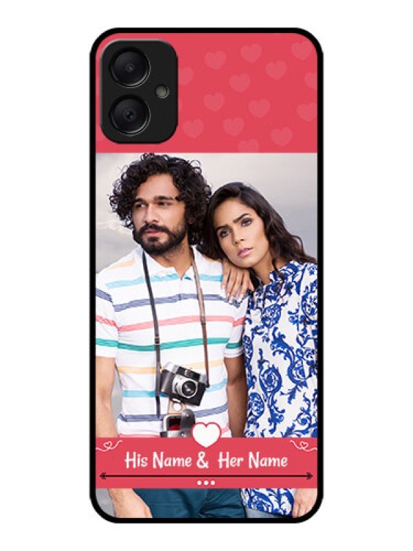Custom Galaxy M05 Custom Metal Phone Case - Simple Love Design