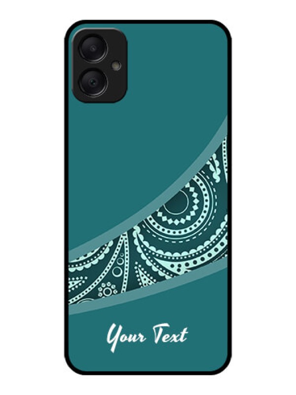Custom Galaxy M05 Custom Metal Phone Case - Semi Visible Floral Design