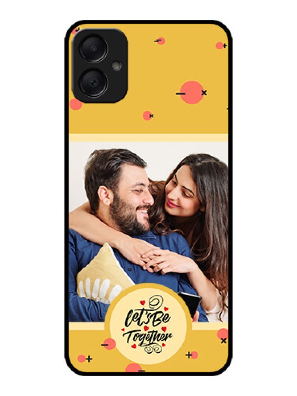 Custom Galaxy M05 Custom Metal Phone Case - Lets Be Together Design