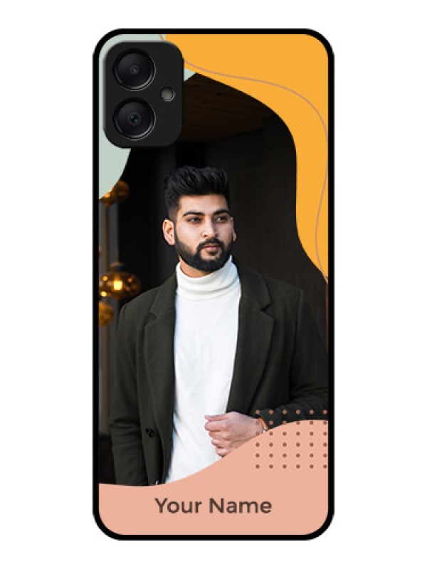 Custom Galaxy M05 Custom Metal Phone Case - Tri - Coloured Overlay Design