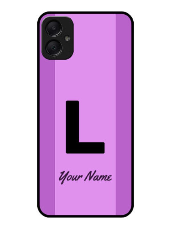 Custom Galaxy M05 Custom Metal Phone Case - Tricolor Custom Text Design