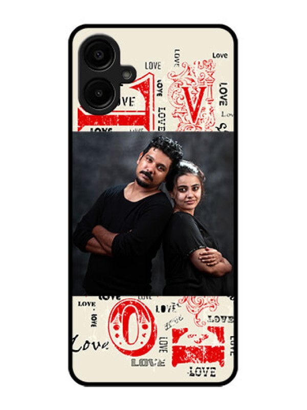 Custom Samsung Galaxy M06 Custom Metal Phone Case - Trendy Love Design Case