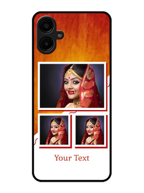 Custom Samsung Galaxy M06 Custom Metal Phone Case - Wedding Memories Design