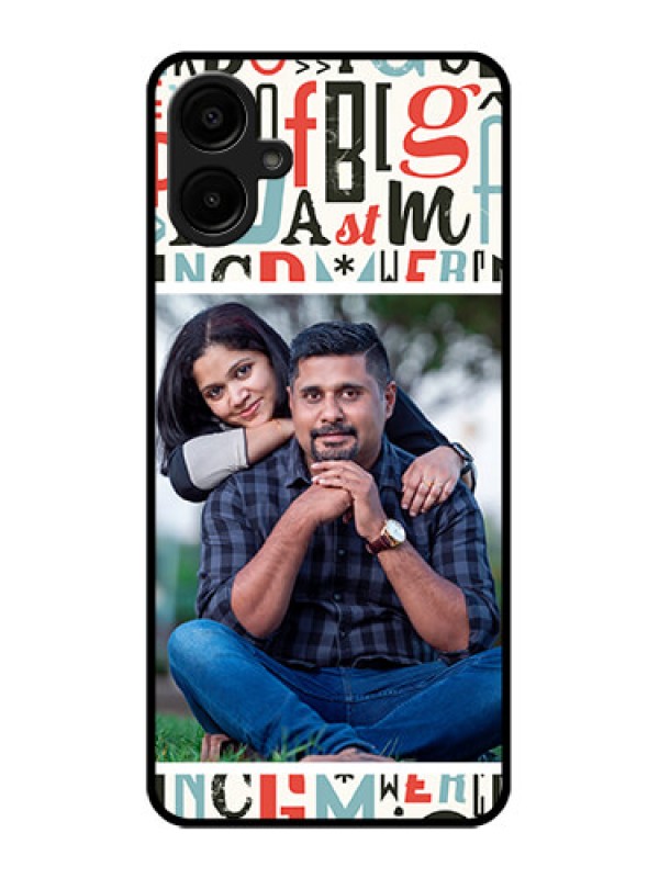 Custom Samsung Galaxy M06 Custom Metal Phone Case - Alphabet Design