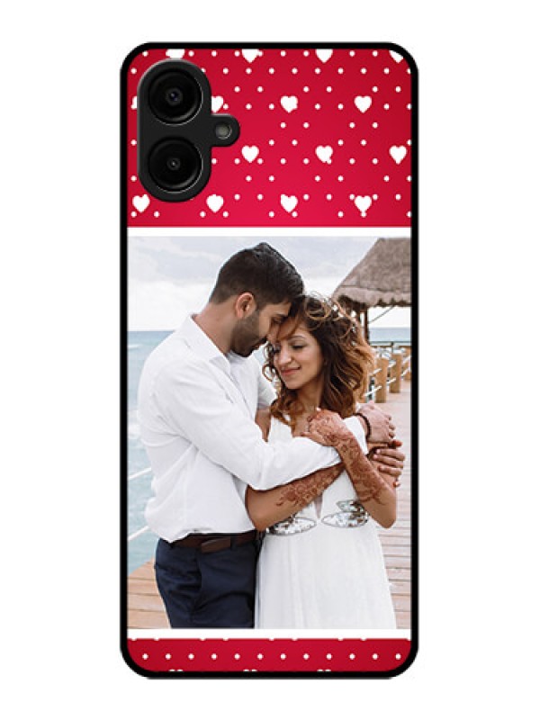Custom Samsung Galaxy M06 Custom Metal Phone Case - Hearts Mobile Case Design