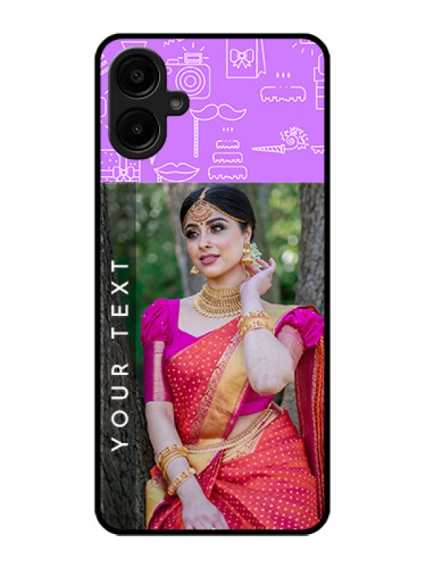 Custom Samsung Galaxy M06 Custom Metal Phone Case - Birthday Icons Design