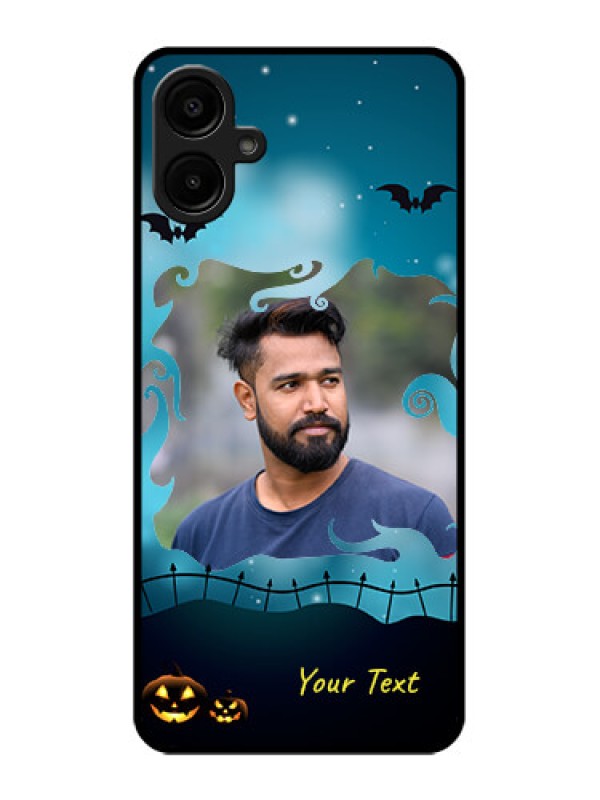 Custom Samsung Galaxy M06 Custom Metal Phone Case - Halloween Frame Design