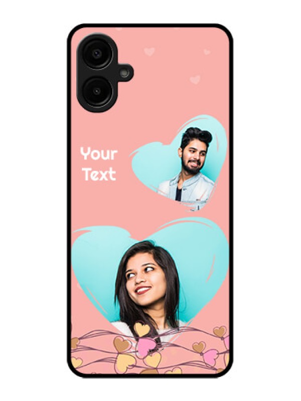 Custom Samsung Galaxy M06 Custom Metal Phone Case - Love Doodle Design