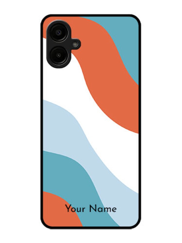 Custom Samsung Galaxy M06 Custom Metal Phone Case - Coloured Waves Design