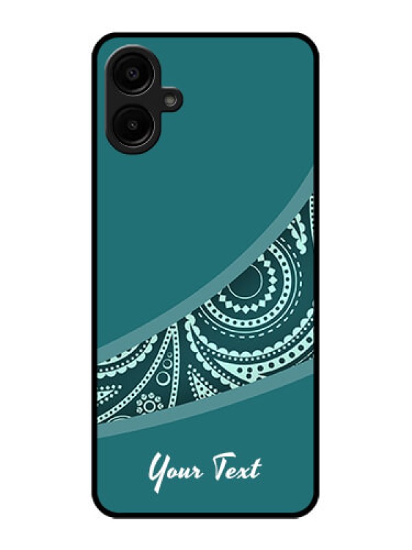 Custom Samsung Galaxy M06 Custom Metal Phone Case - Semi Visible Floral Design