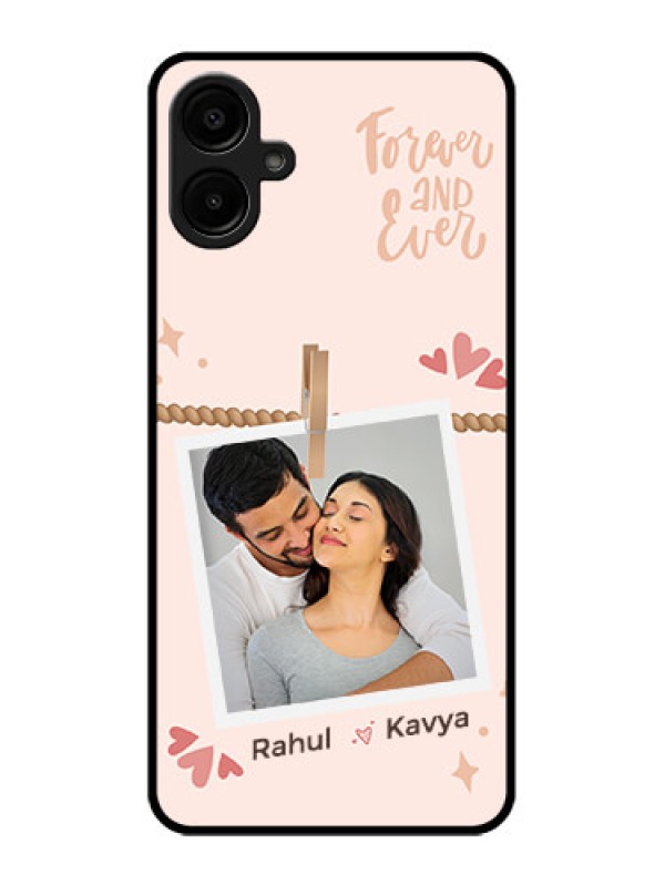 Custom Samsung Galaxy M06 Custom Metal Phone Case - Forever And Ever Love Design