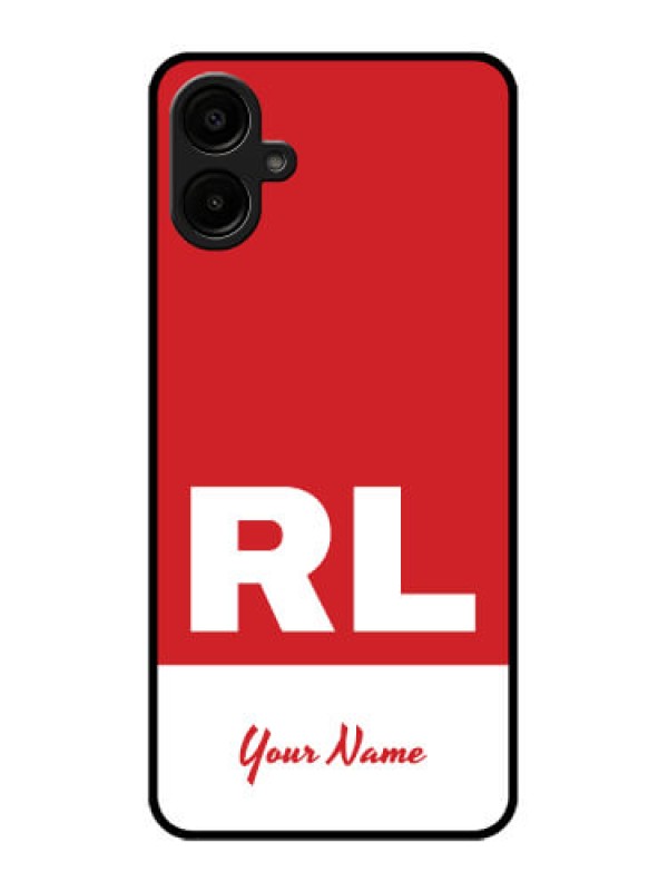 Custom Samsung Galaxy M06 Custom Metal Phone Case - Dual Tone Custom Text Design