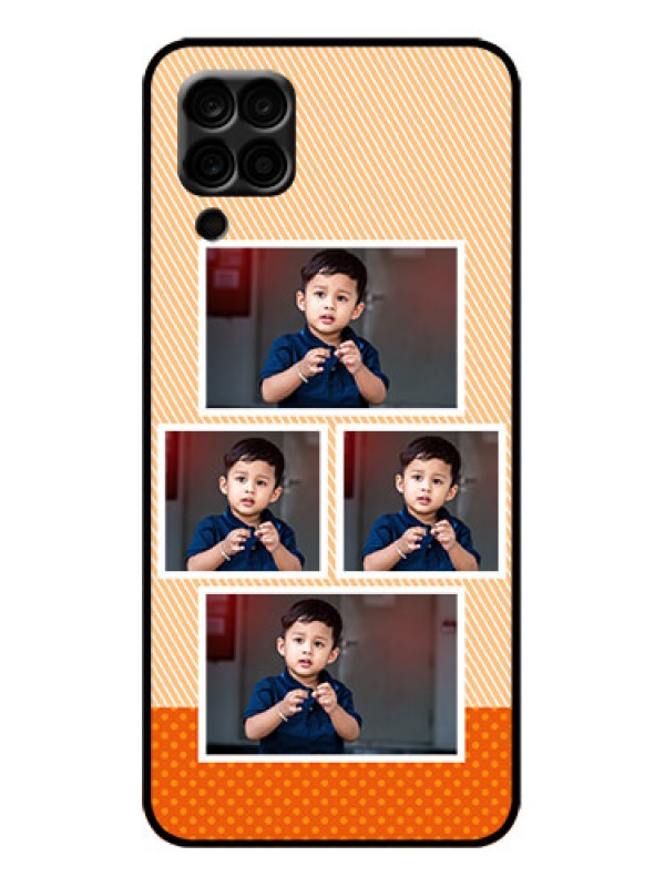 Custom Galaxy M12 Custom Metal Phone Case - Bulk Photos Upload Design