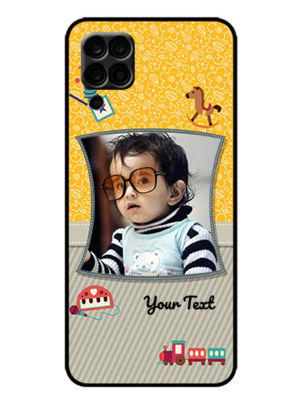 Custom Galaxy M12 Custom Metal Phone Case - Baby Picture Upload Design