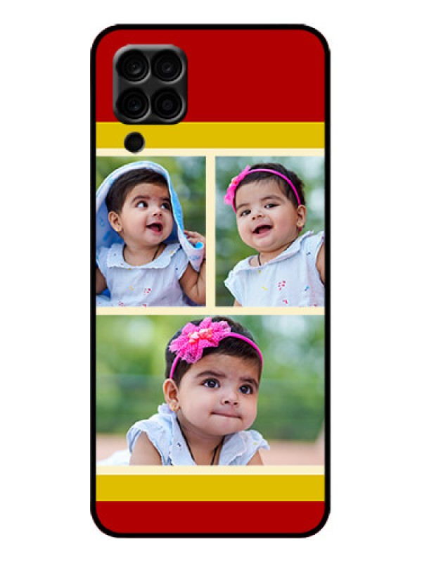 Custom Galaxy M12 Custom Metal Phone Case - Multiple Pic Upload Design