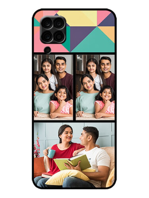 Custom Galaxy M12 Custom Metal Phone Case - Bulk Pic Upload Design