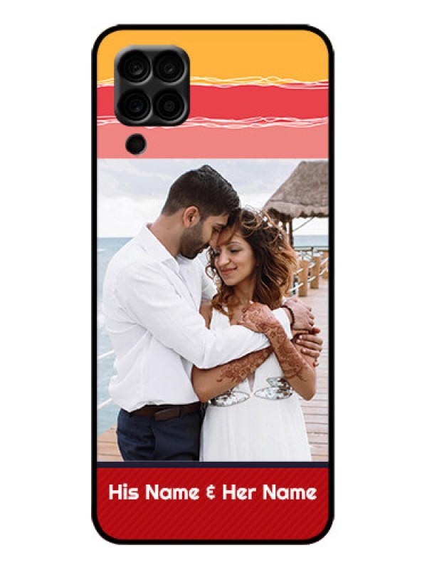 Custom Galaxy M12 Custom Metal Phone Case - Colorful Case Design