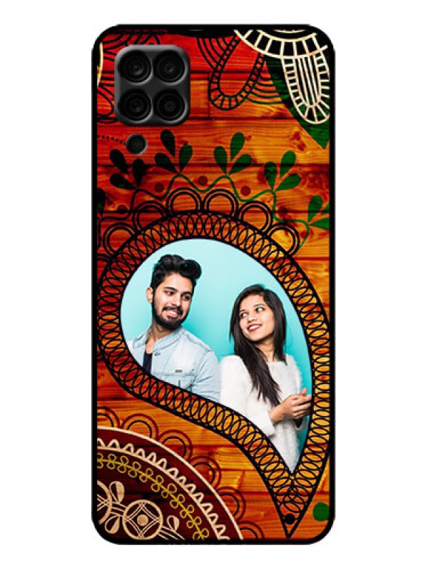 Custom Galaxy M12 Custom Metal Phone Case - Abstract Colorful Design