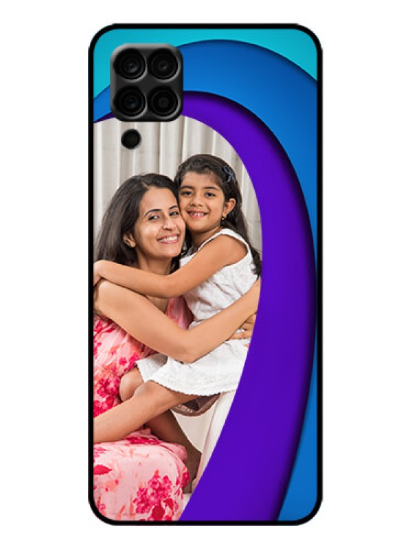 Custom Galaxy M12 Custom Metal Phone Case - Simple Pattern Design