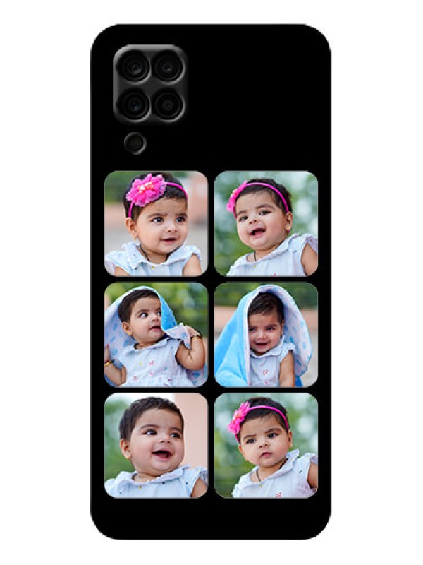 Custom Galaxy M12 Custom Metal Phone Case - Multiple Pictures Design