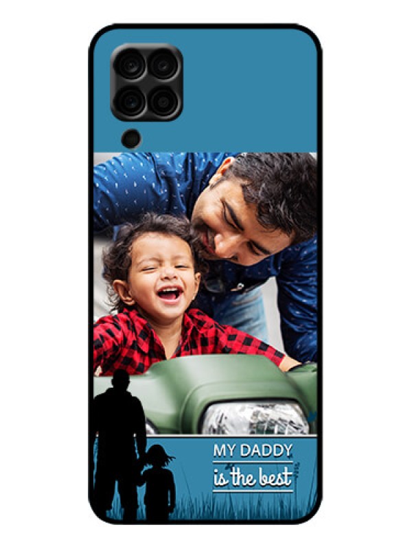 Custom Galaxy M12 Custom Metal Phone Case - Best Dad Design