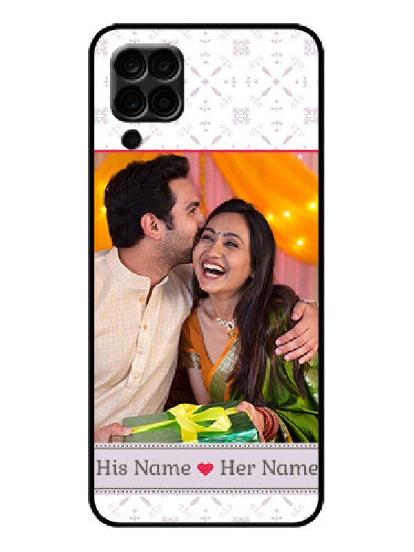Custom Galaxy M12 Custom Metal Phone Case - With Photo And Ethnic Design