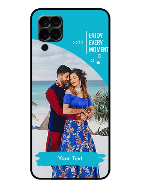 Custom Galaxy M12 Custom Metal Phone Case - Happy Moment Design