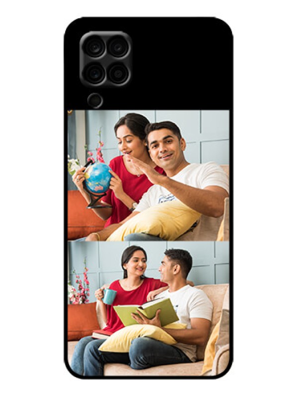 Custom Galaxy M12 Custom Metal Phone Case - 2 Images Design