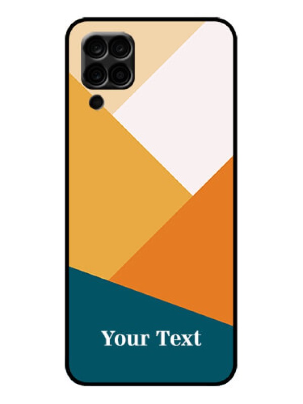 Custom Galaxy M12 Custom Metal Phone Case - Stacked Multi - Colour Design
